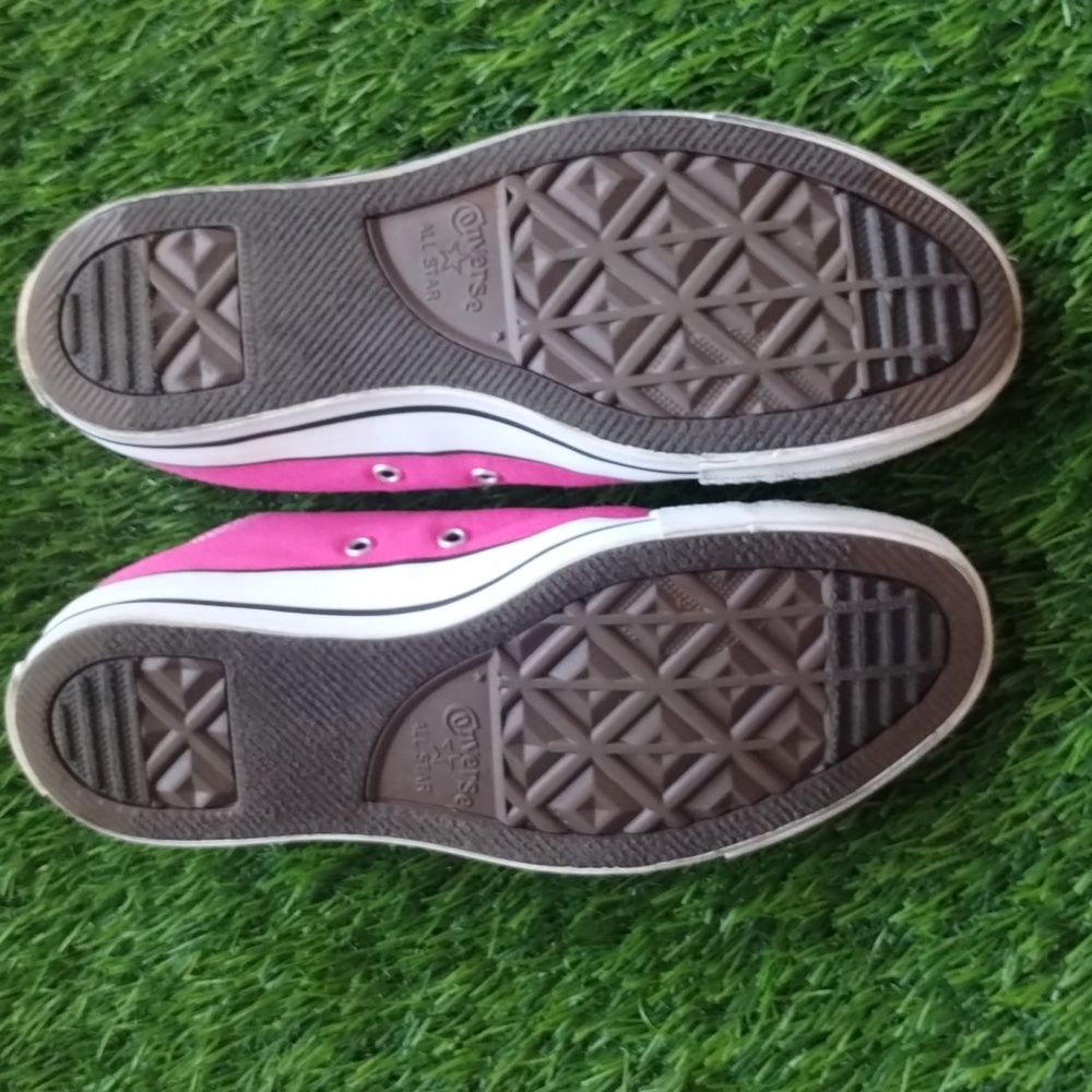 Converse All Star Chuck Taylor Low Top Pink & White Unisex M7 W9 - Picture 7 of 15